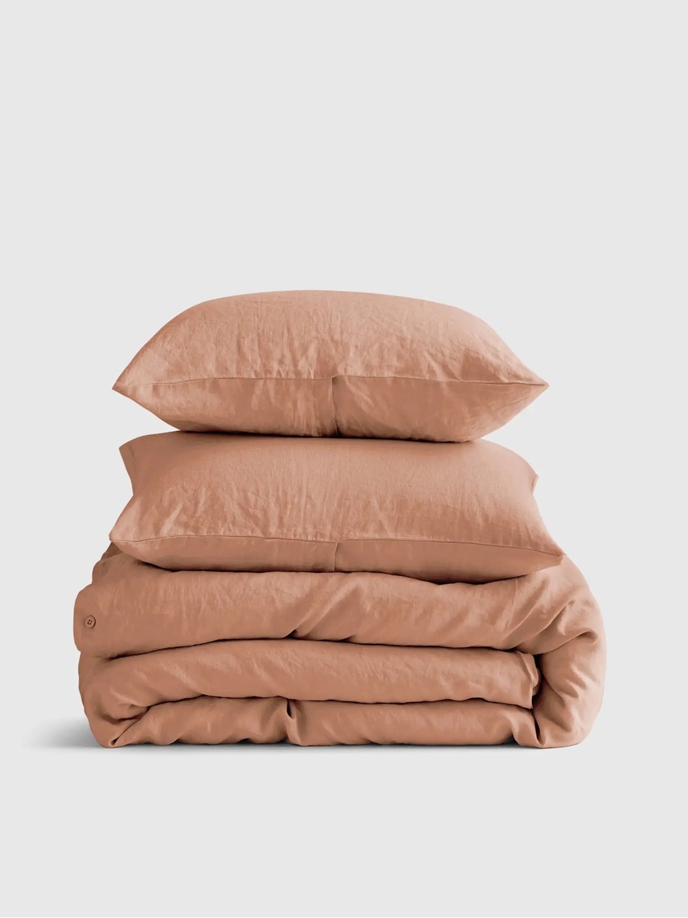 NEW Quince KING European Linen Duvet Cover Set with shams Desert Sand $214 OOS